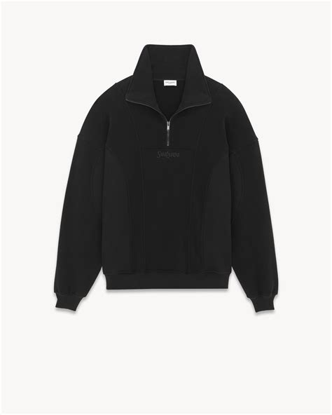 ysl half zip sweater|ysl sweatsuit.